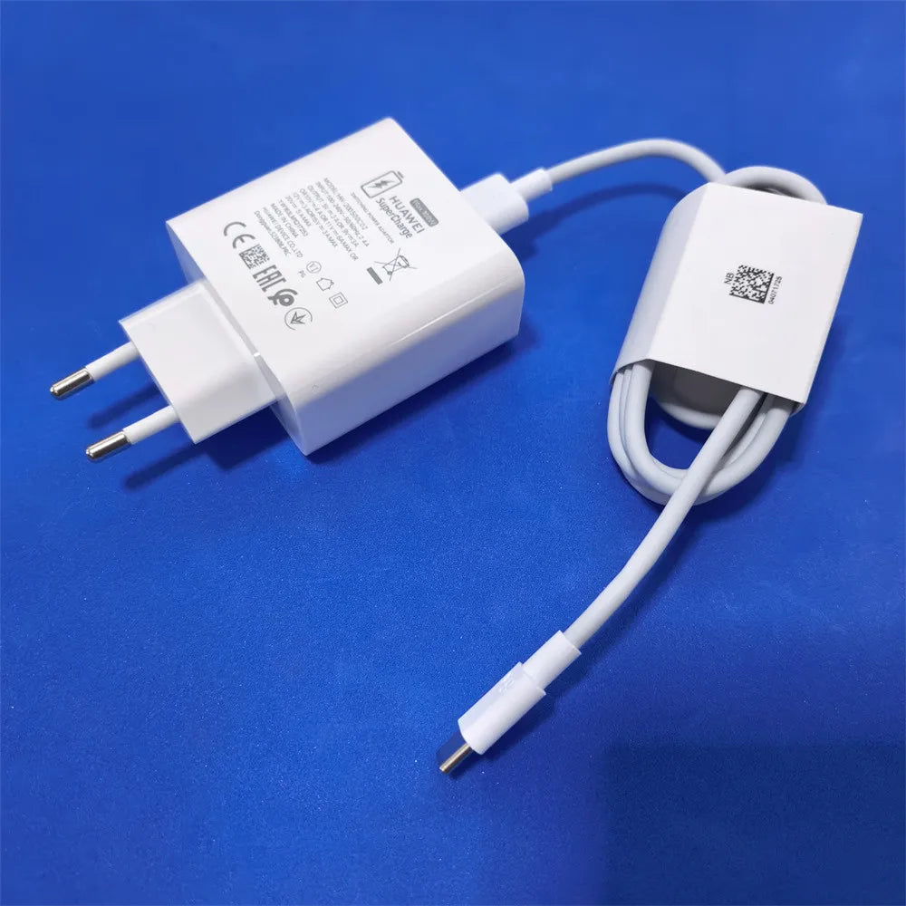 Huawei 100W EU US Charger Super Charge Fast Wall Adapter 6A 1/1.5M Type C Cable For Pura 80 70 Ultra/Pro Mate70 Pro+ Nova 14 13