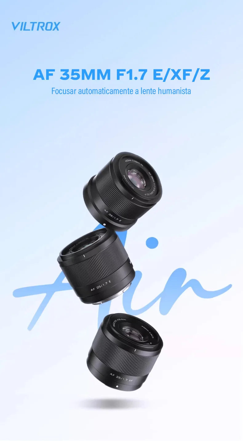 Viltrox 35mm F1.7 APS-C Prime Lens for Fuji XM5 X-T5 X-T30 II Nikon Z Mount ZFC Z50 Z7II Sony ZVE10 II A7IV Mirrorless Cameras