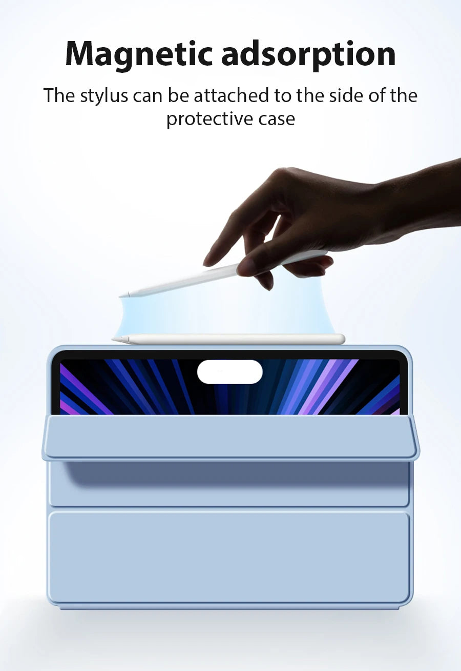 Case For iPad Pro 13 11th M5 12.9 A16 10 9 8 9th 10th Generation For Ipad Air 11 M4 M2 M3 5 4 3 Mini 6 7 2025 Cover Accessories