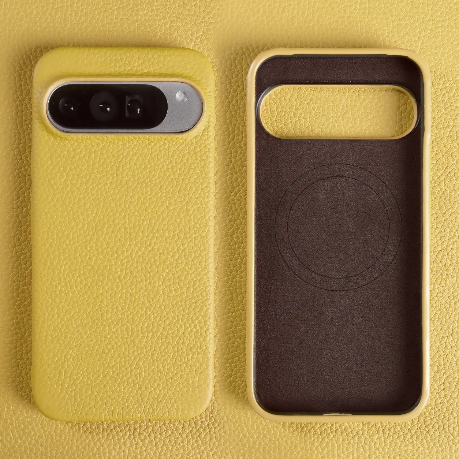 Luxury Magnetic Genuine Leather Case For Google Pixel 10Pro 9 7A 8 6 Full Protection Magnet for Magsafe Cases Shockproof Cover