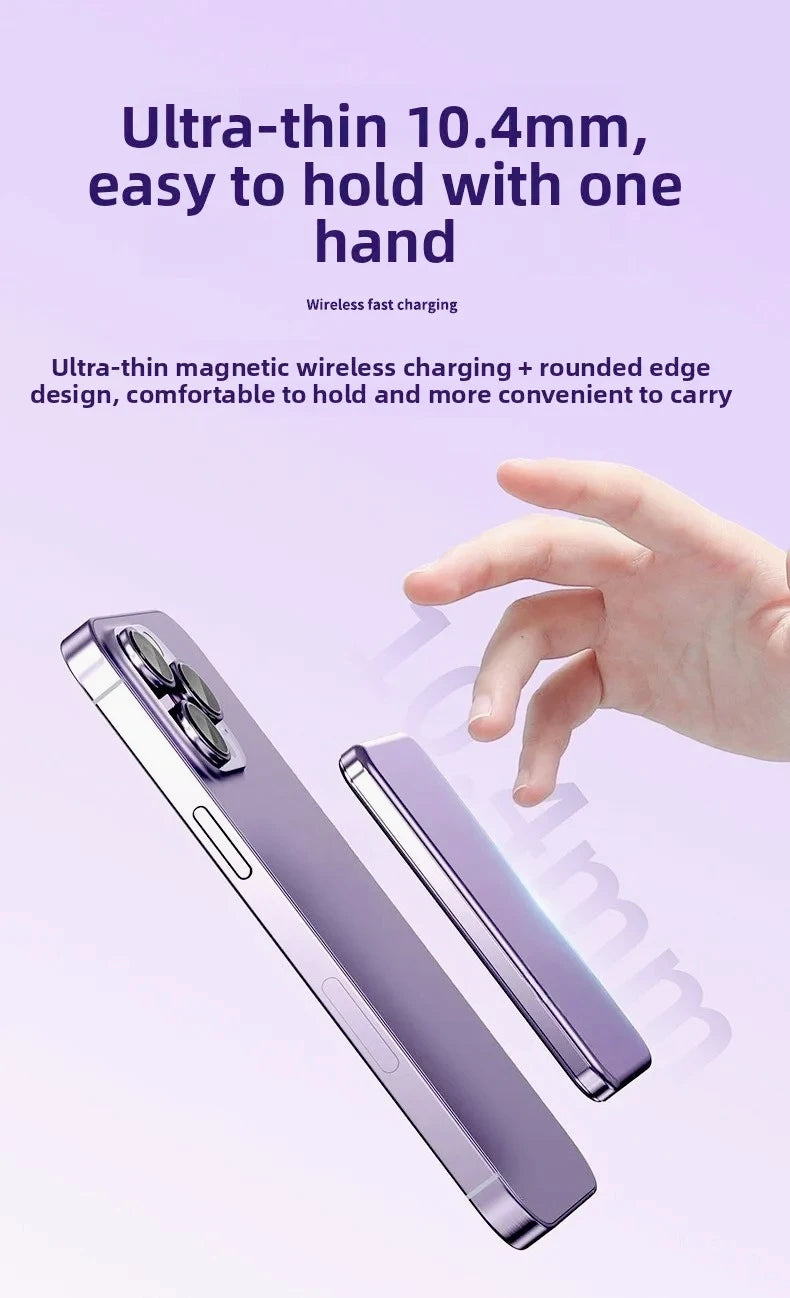 Taepiaai Magnetic Wireless Power Bank 20000mAh Ultra Thin Portable CCC Certified Super Fast Charging Pack for MagSafe for Iphone