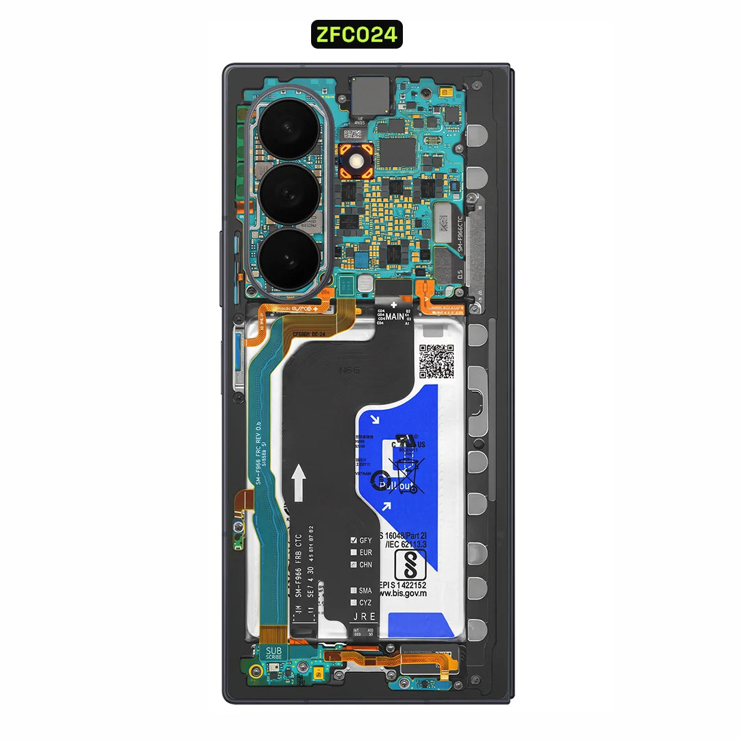 For Samsung Galaxy Z Fold 8Ultra 8 7 6 5 4 Full Cover Skin Protective Decal Wrap Back Film Sticker Protector for Device