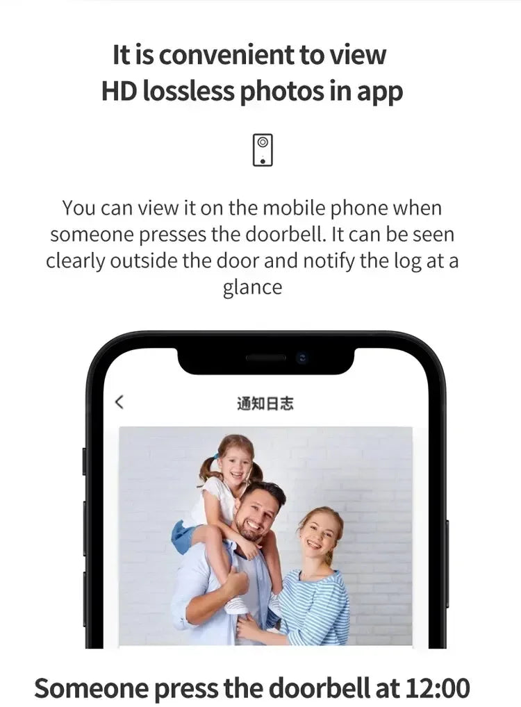 WiFi Tuya App Video Doorbell Wireless Home Intercom System Night Vision Door Viewer Camera Smart Home Security for Door Access