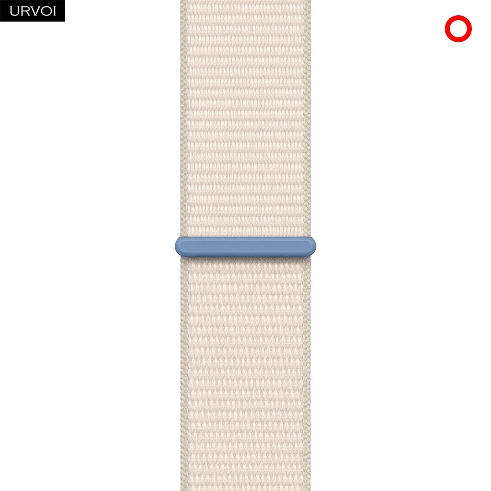 URVOI Sport Loop for Apple Watch Ultra 4 3 2 Series 12 11 10 9 SE3 Nylon Strap for iWatch Sport Band Hook&Loop Fastener 46 49mm