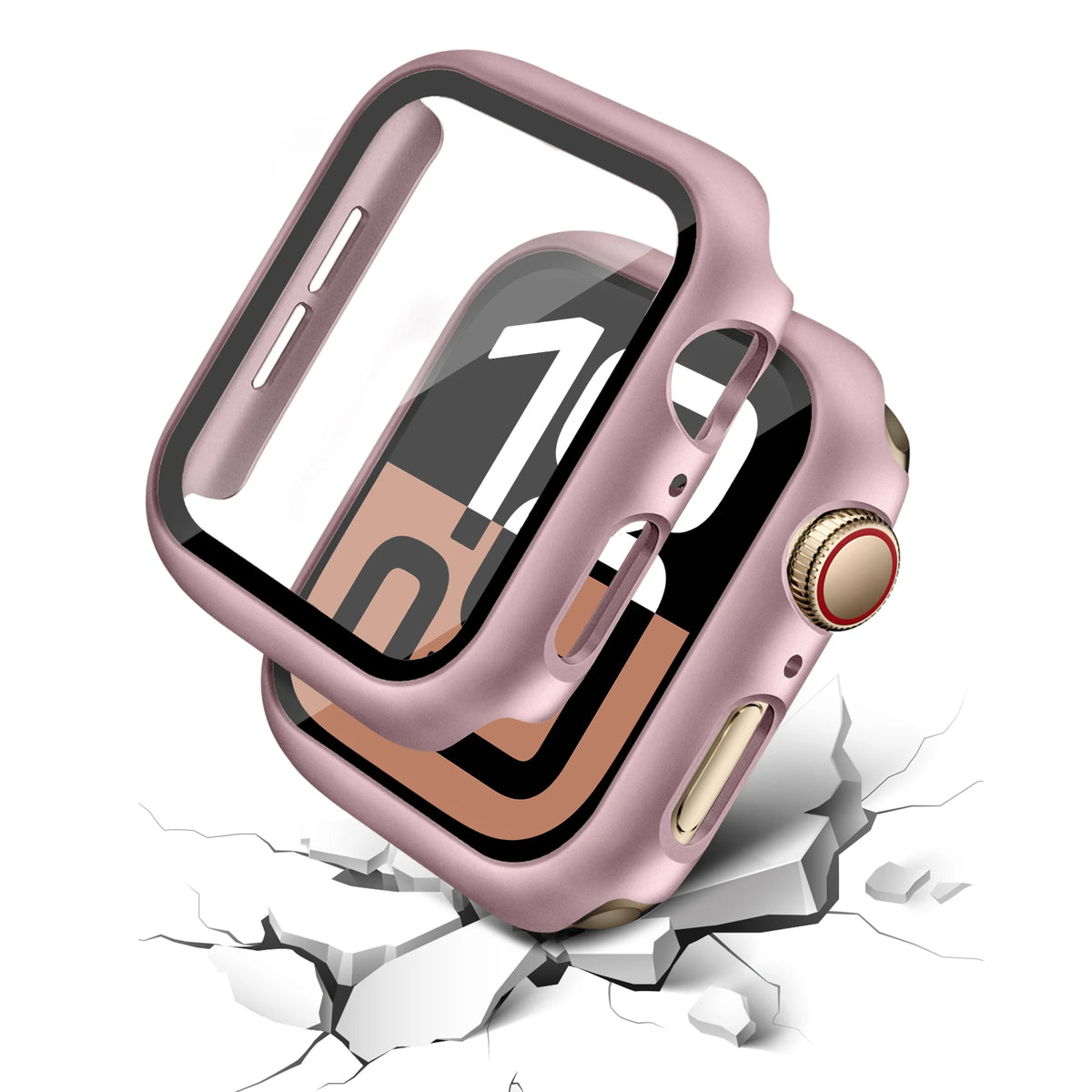 Cover For Apple Watch Case 12 11 10 46mm 42mm Accessories Screen Protector Tempered Glass PC Bumper iWatch Series 11 Protective