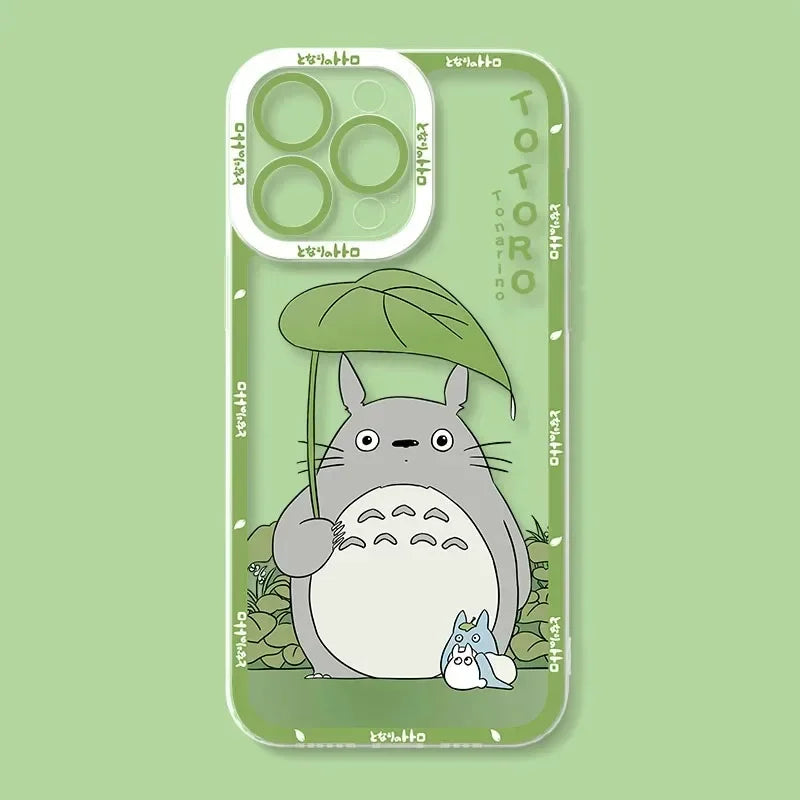 Phone Case For Samsung S26 S25 S24 S23 S22 S21 S20 FE Note20 Note10 Plus Ultra Lite Edge T-Totoros 5G Clear Soft TPU Cover