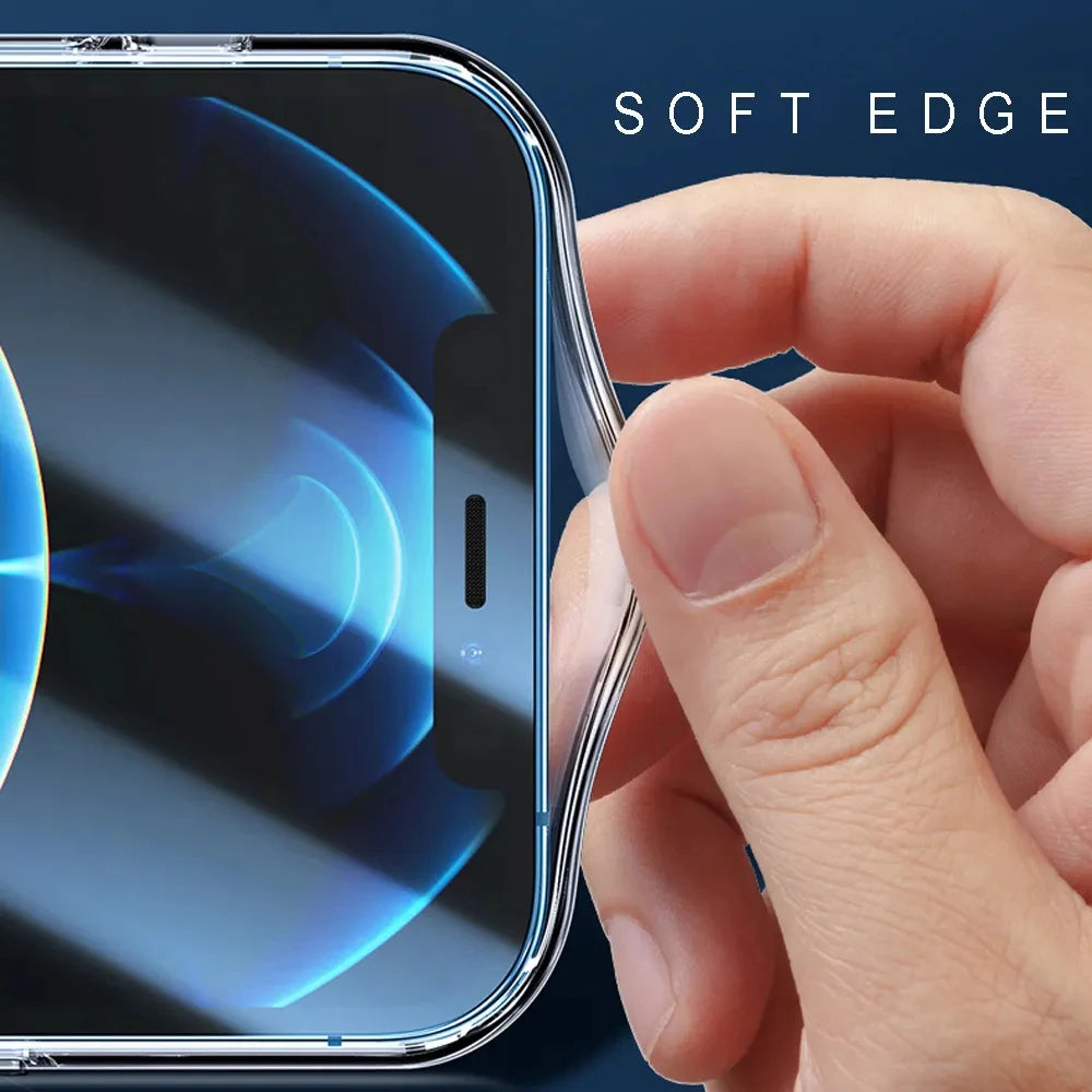 Magnetic Transparant Phone Case For iPhone 11 12 13 14 15 Pro Max Mini X XS XR 6 7 8 Plus Magsafe Wireless Charging Cover Case
