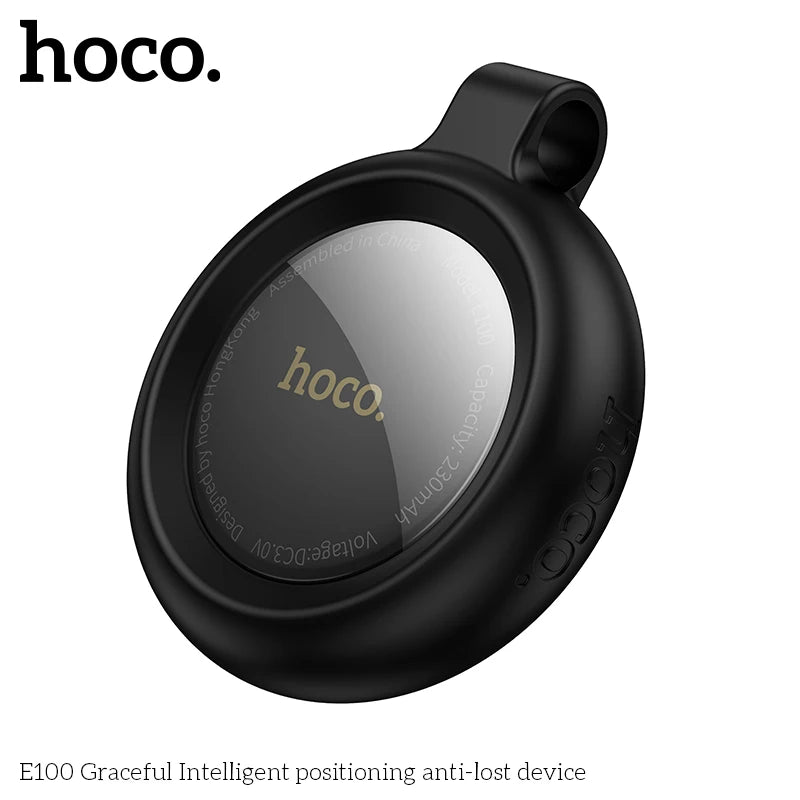 HOCO E100 Smart GPS Tracker Mini Tag Anti-Lost Device with Case for iOS Apple Find My App Car Key Pet Kids Thin Locator Finder