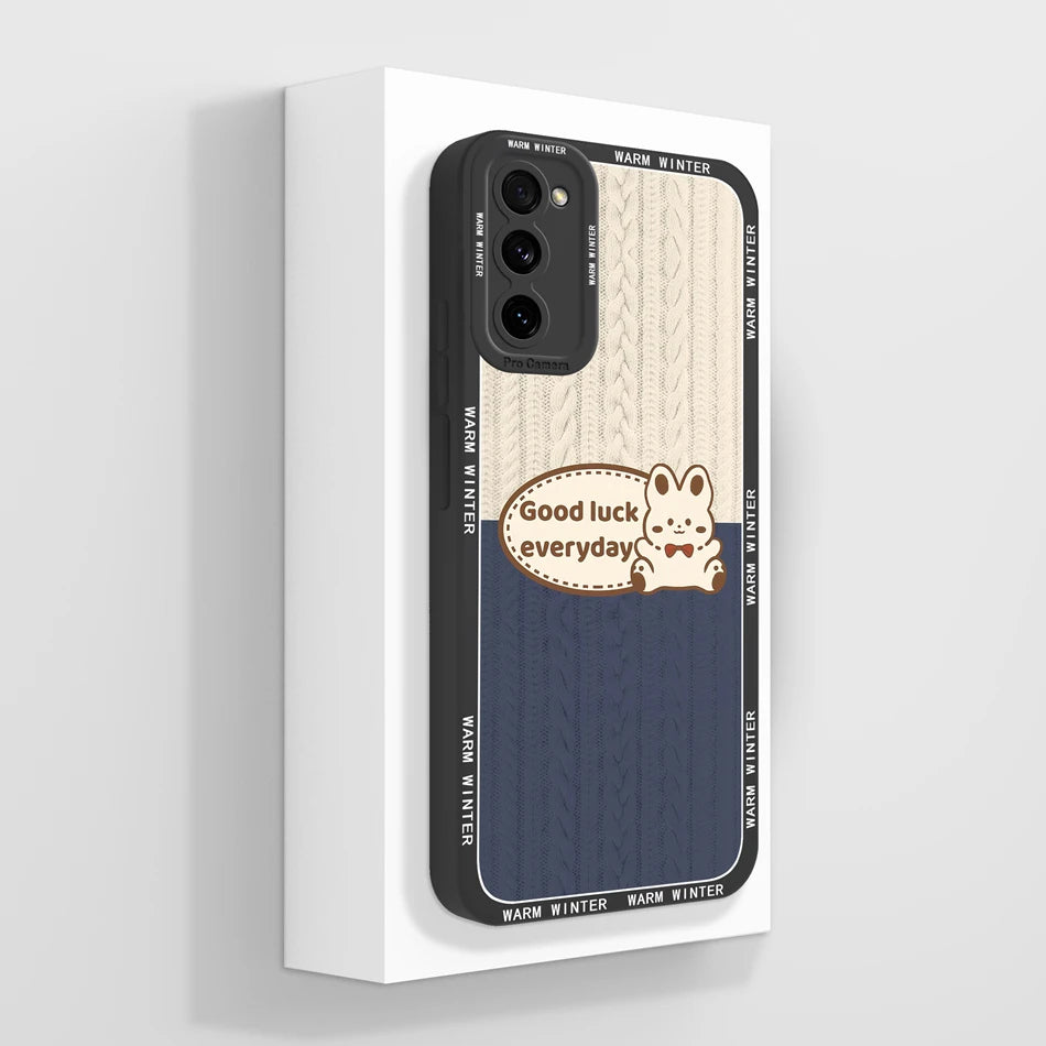 For Samsung S20 FE Ultra Phone Case Cute Back Cover For Galaxy S 20 S20FE S20Ultra Soft Liquid Silicone Full Protection Fundas