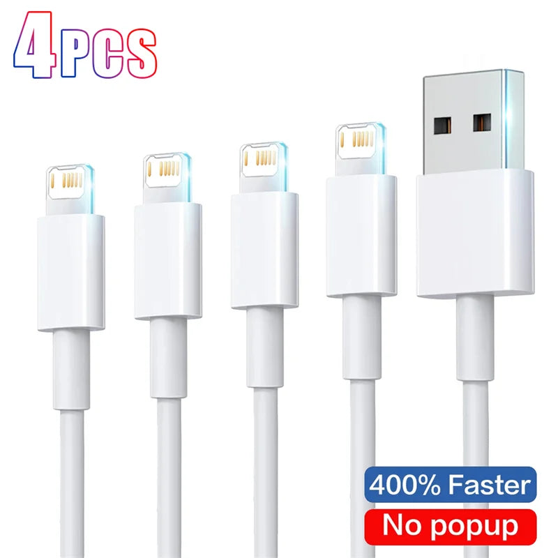 1-5Pcs PD 40W Fast Charging Cable For Apple iPhone 14 11 13 12 Pro Max Plus XS XR Phone USB Data Wire Charger Cable Accessories