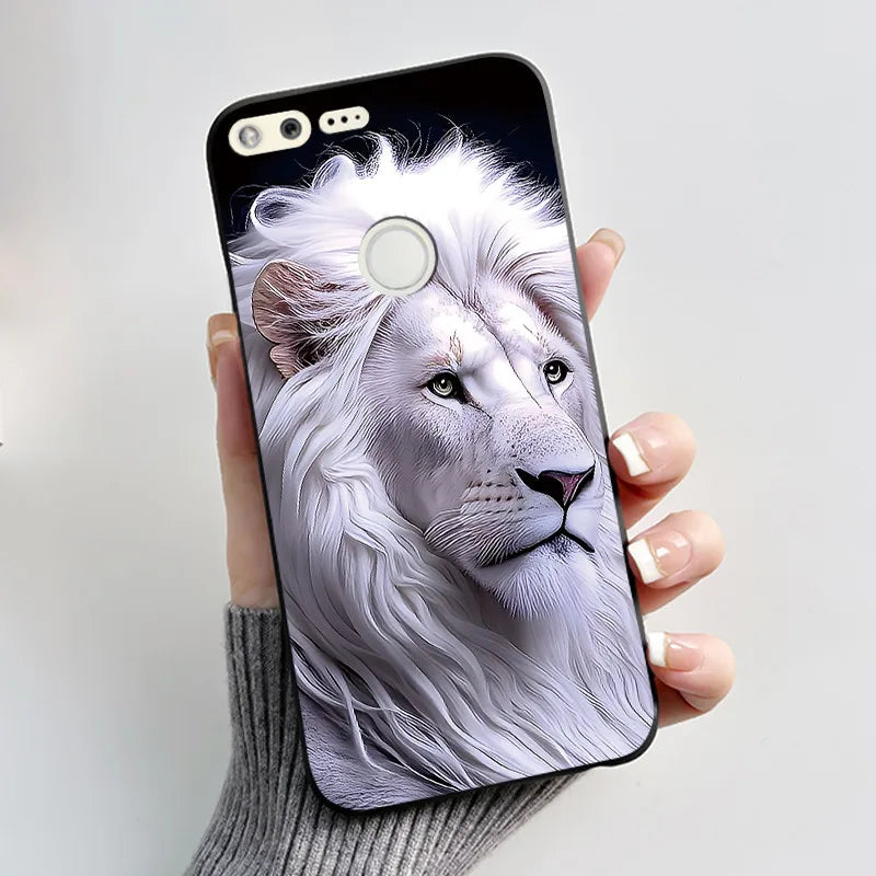 For Google Pixel 1 Soft Silicone Black Case For Google Pixel 1XL Elegant Style New Design Pattern Snow Mountain Casing