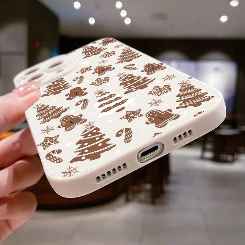 Christmas Tree Graphic Phone Case For Samsung Galaxy S26 S25 S24 S23 Ultra S22 Plus S21 FE A16 A35 A55 A34 A54 A33 A53 A52 Cover