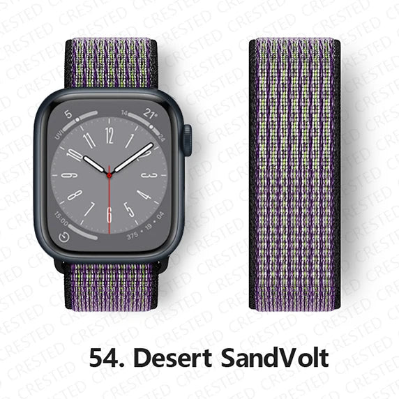 Nylon loop Correa For Apple Watch Bands 45mm 44mm 46mm 40mm 49mm 41mm 42mm Bracelet iWatch Series 12 11 Se 7 8 9 10 ultra 3 4
