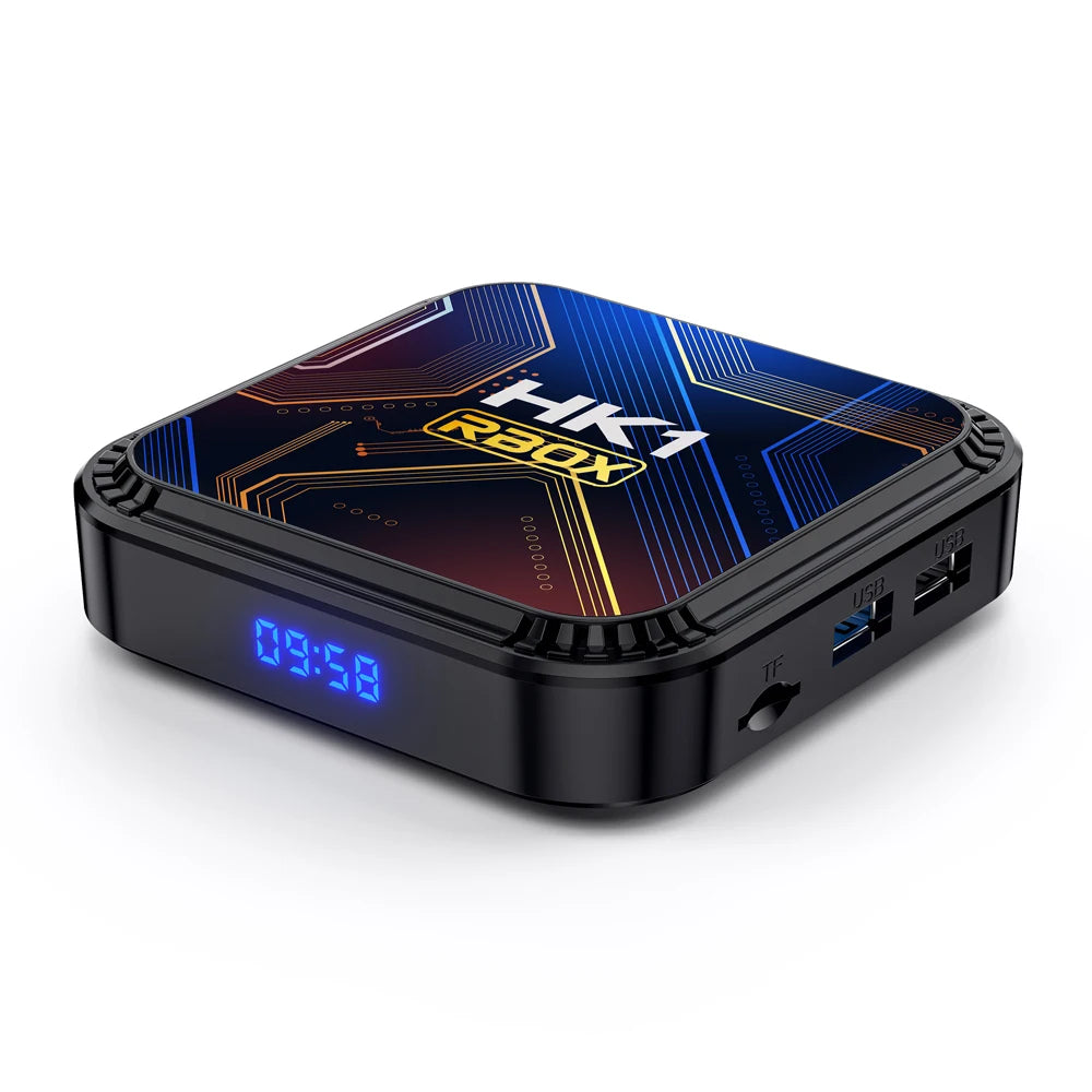 Android 13.0 RK3528 Quad Core 8K HDR 100M LAN Dual Wifi 2.4G 5G BT4.0 Game Stick Media Player Smart TV Box HK1 RBOX K8S