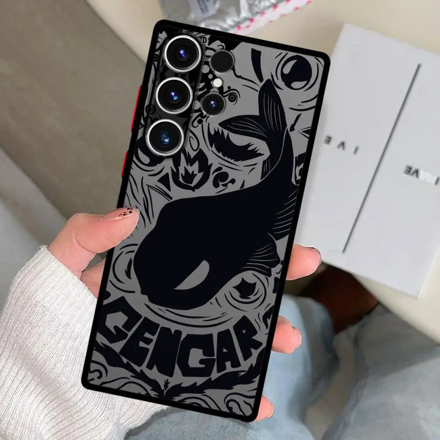 Case for Samsung Galaxy S26 S22 Note 20 Ultra 10+ S21 S24 Plus S25 Ultra S23 FE S20 FE Funda Back Phone Cover Pokemon Gengar