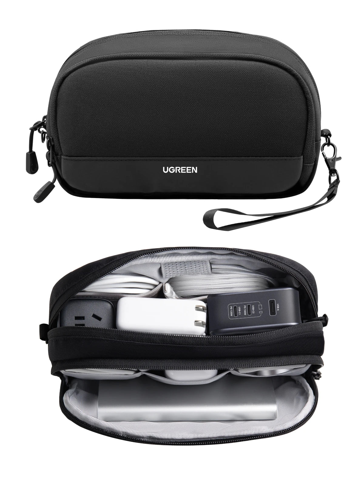 UGREEN Storage Bag Case Organizer Bag S/M Size for Laptop Power Adapter HUB Earphone Cable Charger PC Digital Laptop Accessories
