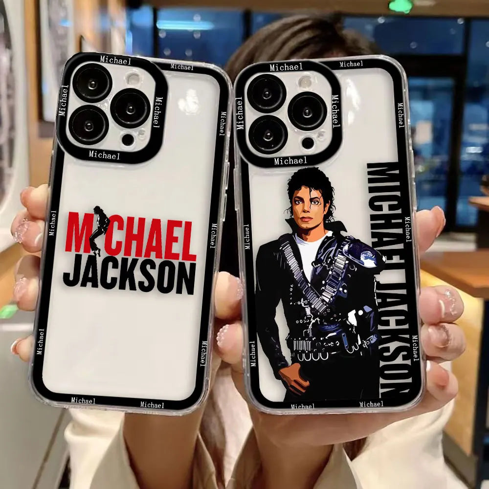 Dancer m-Michael j-Jackson Clear Phone Case For Samsung Galaxy S26 S25 S24 S23 S22 S21 S20 FE PLUS ULTRA EDGE Case Cover Shell