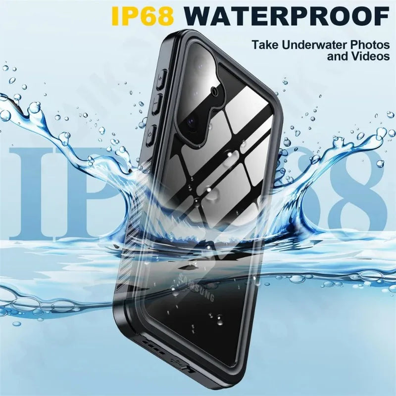 IP68 Waterproof Shockproof Case For Samsung Galaxy S26 S25 S24 S23 S22 S21 Ultra A54 5G Underwater Swimming Phone Luxury Cove
