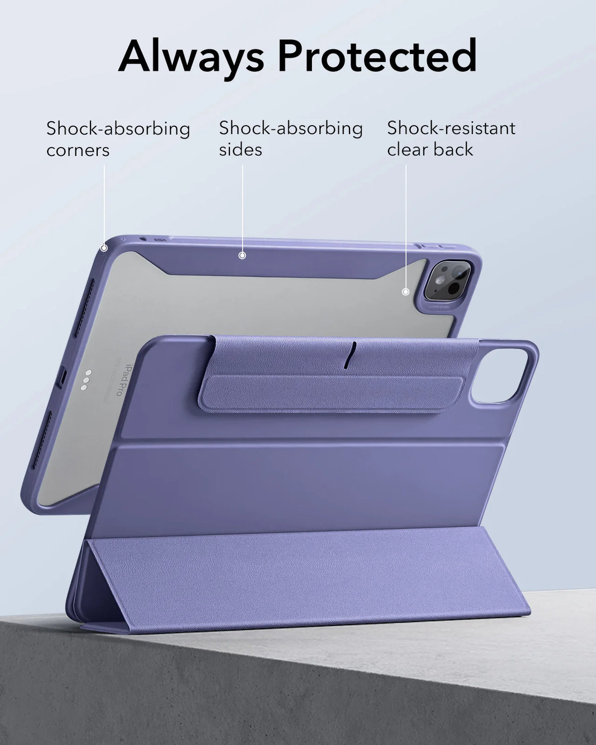 ESR for iPad Pro 13 Inch Case (M5/M4) 2025/2024 Ultra-Stable Magnetic Vertical Stand Cover
