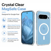 For Hybrid Hard PC For Google Pixel 11 PRO XL 10 PRO XL 9 PRO 8 7 6 PRO 6A Shockproof Cover For Magsafe Magnetic Case  ﻿