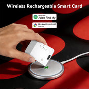 Dual Syste1.7mm Wallet Tracker Wireless Charging Locator for Apple Find My & Google Find Hub Global Tracking Anti-lost Smart Tag