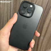 Ultra Thin Matte Translucent Case for iPhone 17 Air 16 15 14 Plus 13 12 11 Pro Max Hard Plastic Clear Silky Skin Cover Capa