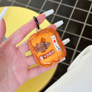 Suitable for AirPods pro3/pro2 Bluetooth Earphone Case Fun Caramel Melon Seeds  for Airpods 1/2/3/4 New Silicone  case