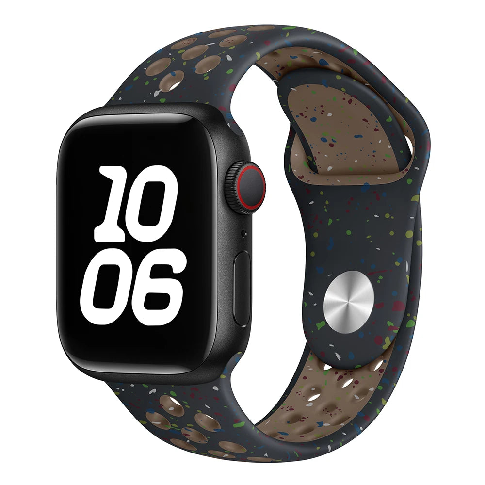 Silicone Strap For Apple Watch Band 46mm 44mm 42mm 45mm 41mm 40mm Ultra 3 2 49mm Bracelet Correa iWatch Series 11 10 9 8 7 SE 3