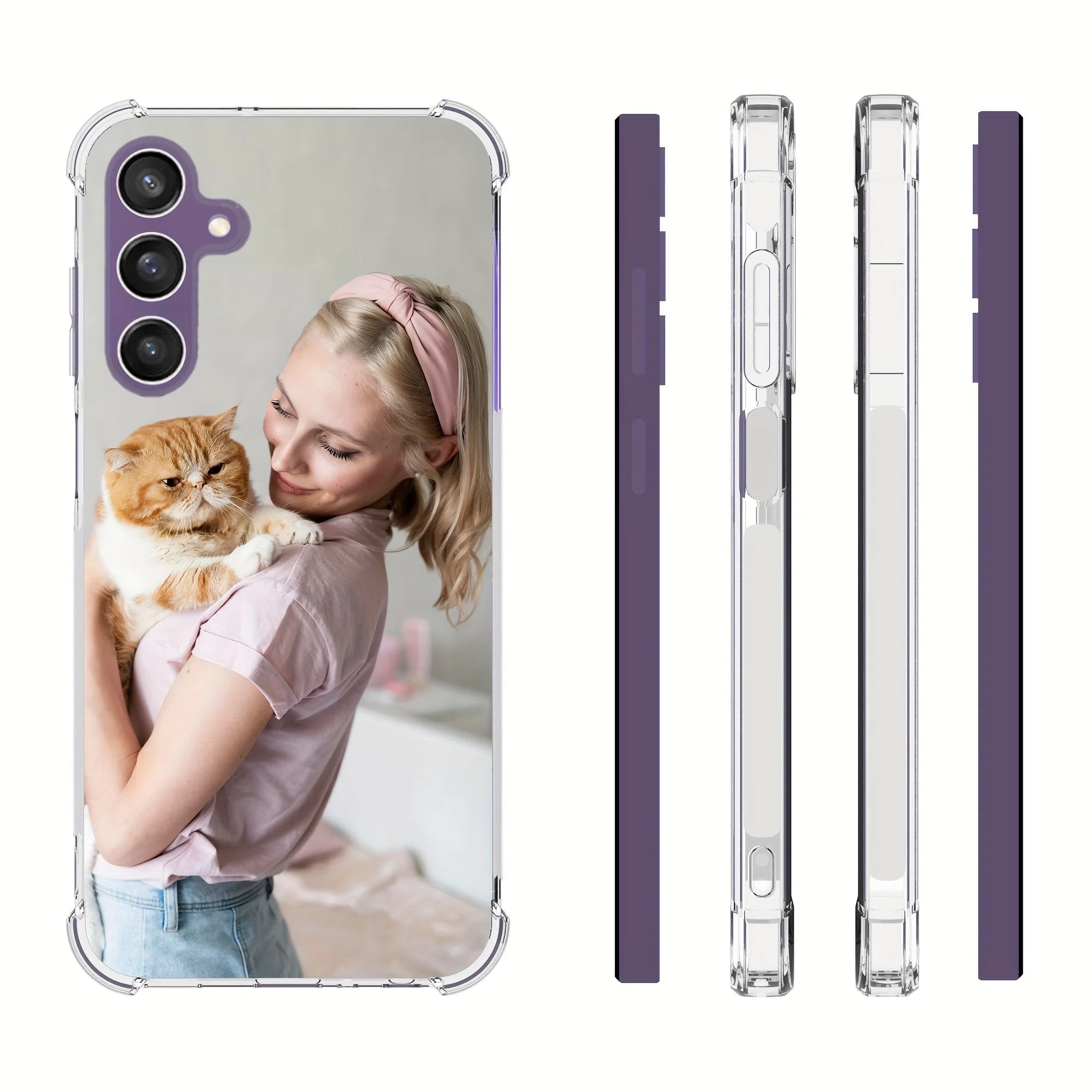 DIY Photo Customized Shockproof Case For Samsung Galaxy A55 A54 A53 A52 Case A35 A34 S25 S24 S23 S22 S21 S20 Ultra Plus FE Cover