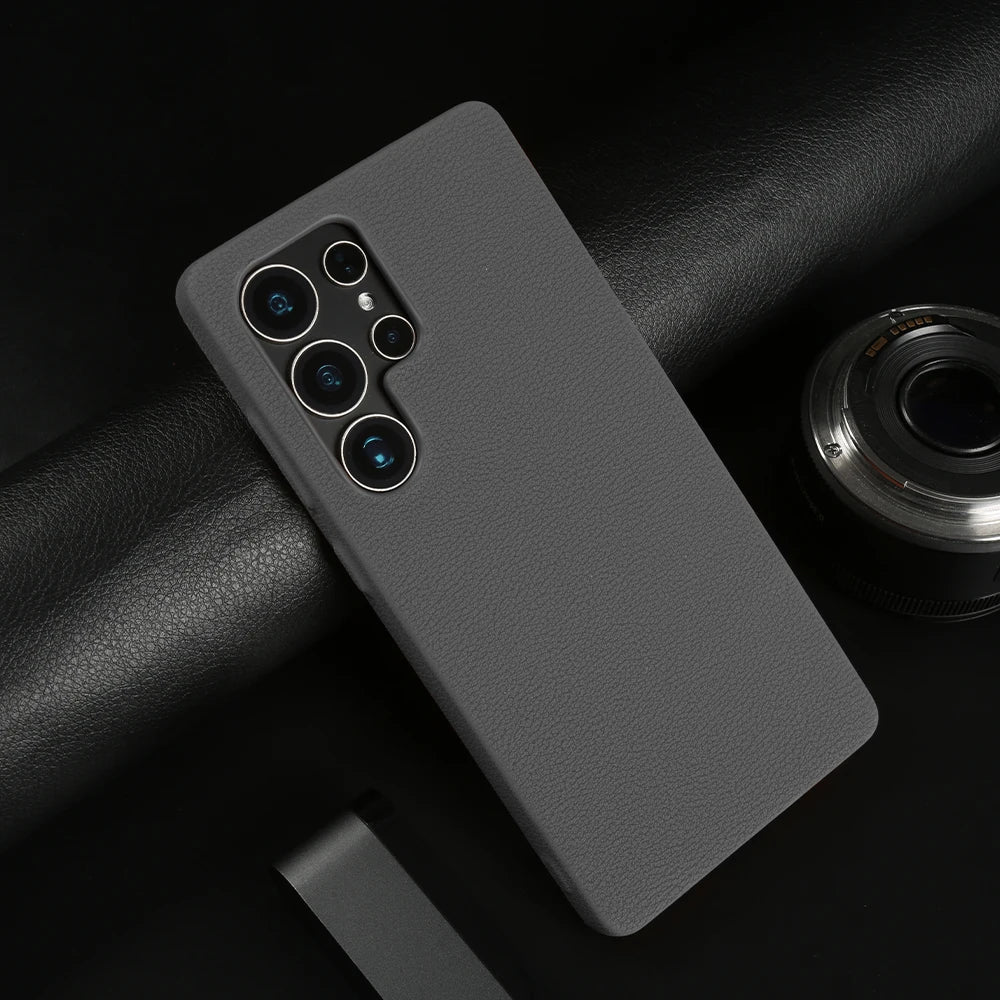 Premium Leather Case For Samsung Galaxy S26 Ultra S25 FE S24 S23 S22 S21 S20 Ultra Note 20 9 10 Plus Phone Case Back Cover Coque