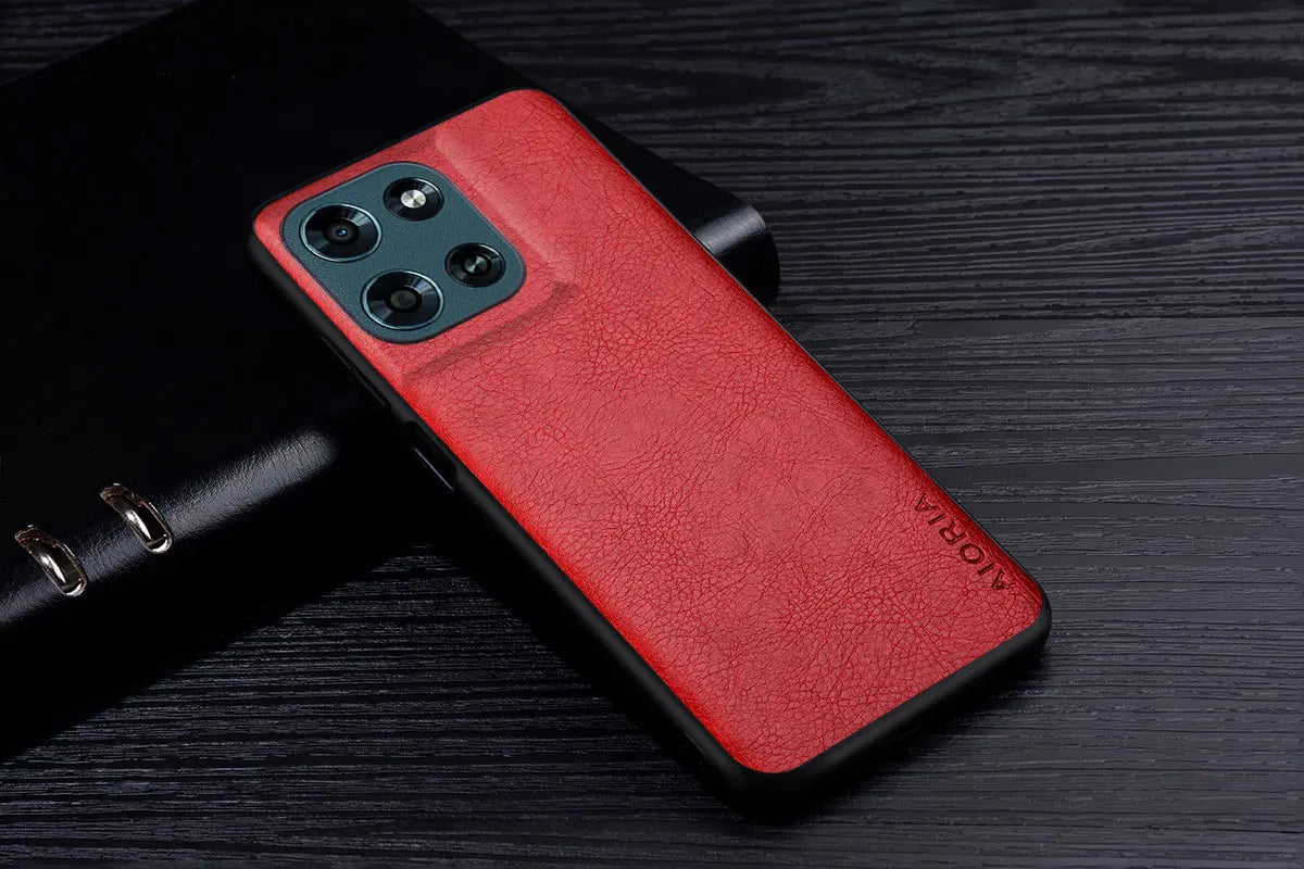 Luxury Leather Case For Moto G Power Stylus Play 2026 2025 2024 4G 5G Business Style Retro Litchi Pattern Back Cover