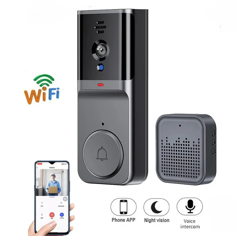 M16 M9 WiFi Wireless Video Doorbell Two-Way Intercom Infrared Night Vision Mobile APP Remote Control Home Surveillance Door Bell