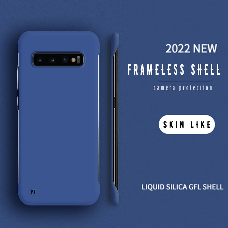 Designer Slim Thin Matte Phone Cover Case For Samsung S24 S23 S22 S21 S20 FE S10 Plus Bumper Note 20 Ultra 10 Plus Classic Cases