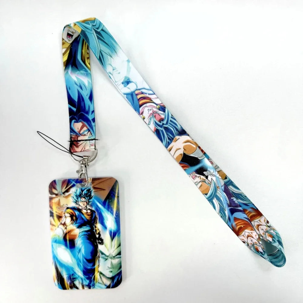 Lanyards Keychain Animated Cartoon Badge Holder ID Credit Card Pass Hang Rope Lanyard For Keys Anime Accessories Gifts