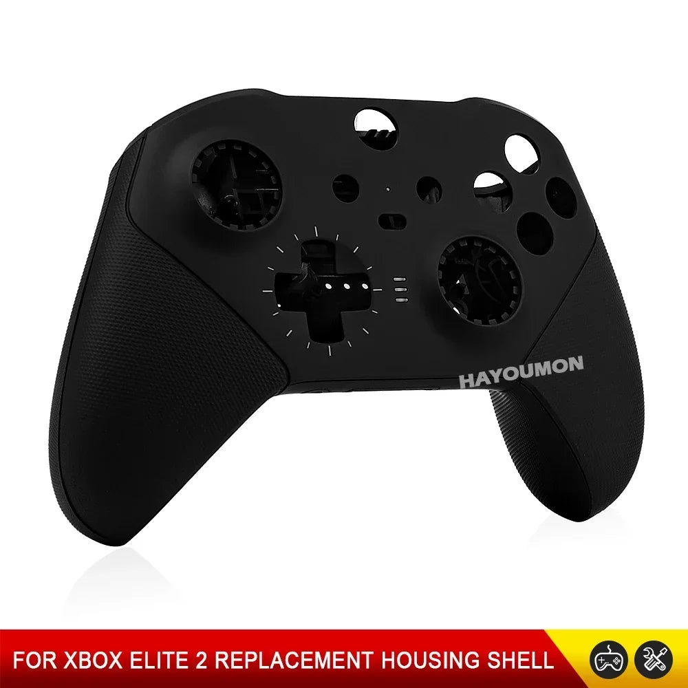 Front Back Full Housing Shell Faceplate Cover Replacement for Xbox Elite Series 2 Controller Shell Case Cover Black White