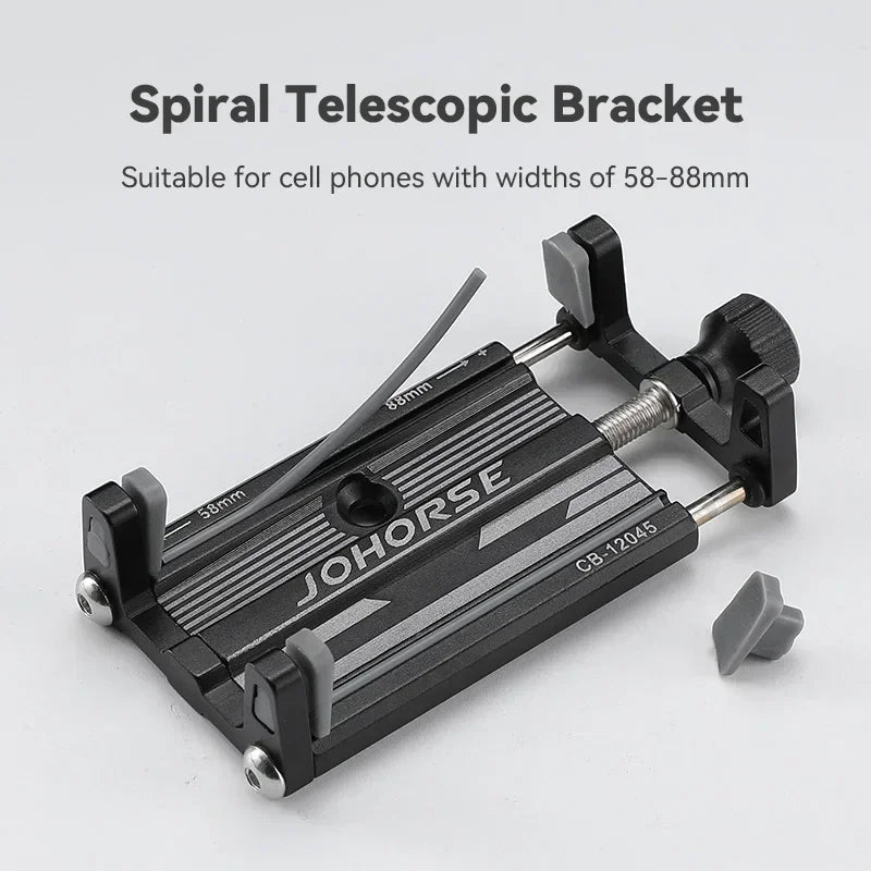 Phone Scalable Aluminum Alloy Bracket for Phone Holder Motorcycle Electric Bicycle Smartphone Cnc Four Claws Bike Holder