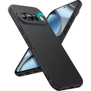 Ultra Thin Black Matte Soft TPU Camera Protection Back Phone Case Cover for Google Pixel 10 Pro XL 9 9A