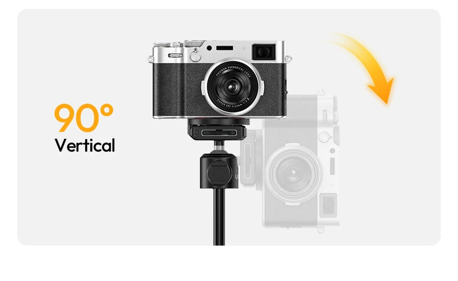 Ulanzi MT-44M 1.49M Magsafe Tripod Stand for Iphone Android Smartphone Camera DSLR Selfie Stick with 360° Ballhead for Vlog Live