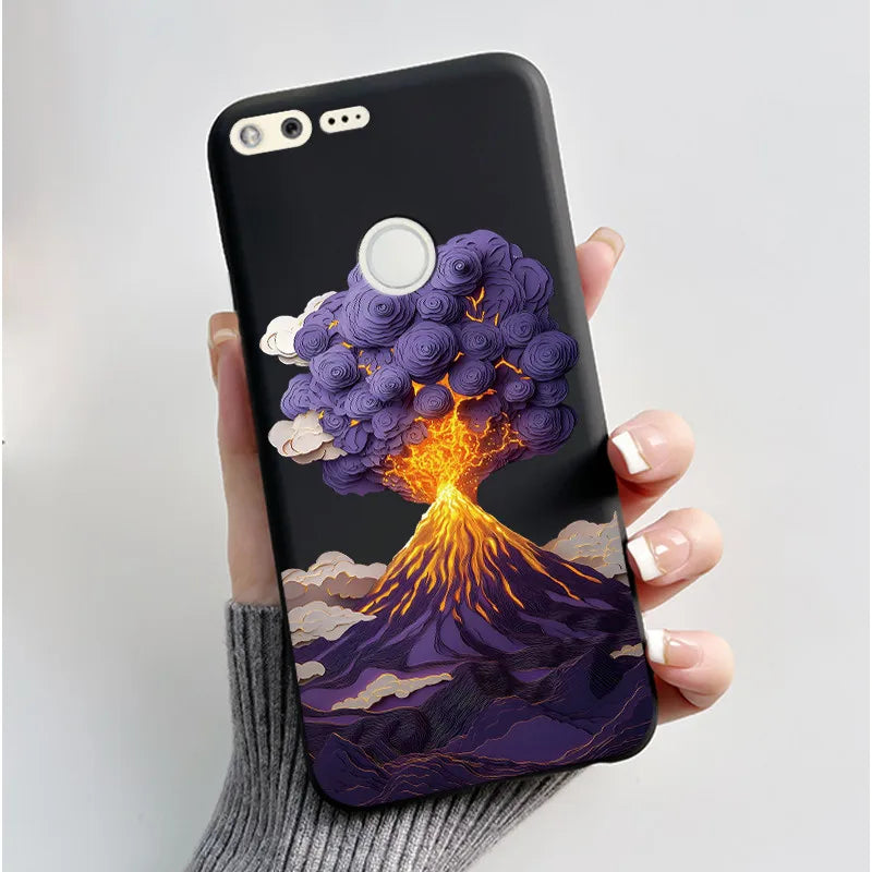 For Google Pixel 1 Case Aesthetic Cute Cat Shockproof Silicone TPU Soft Back Cover for Google Pixel 1 Pixel1 XL Phone Case Coque