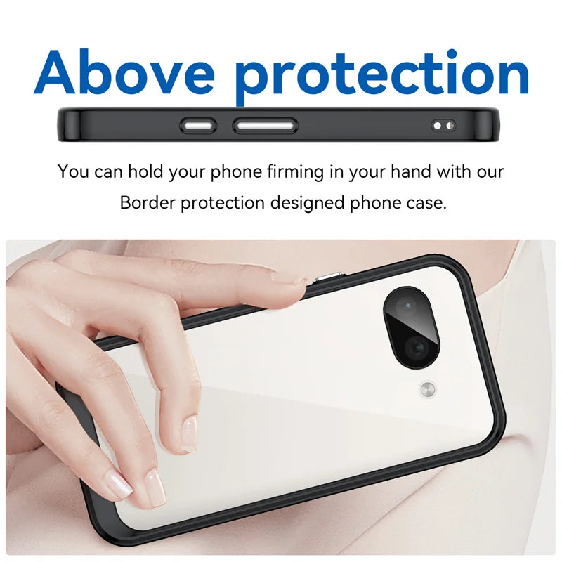 Transparent Colorful TPU Case for Google Pixel 10A 9A Pixel 10 9 Pro XL Protective Cover Clear Fundas Coque Capa