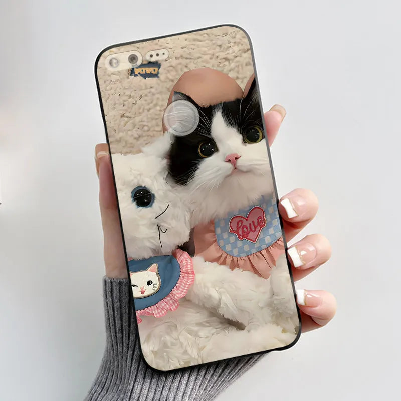 For Google Pixel 1 Case Aesthetic Cute Cat Shockproof Silicone TPU Soft Back Cover for Google Pixel 1 Pixel1 XL Phone Case Coque