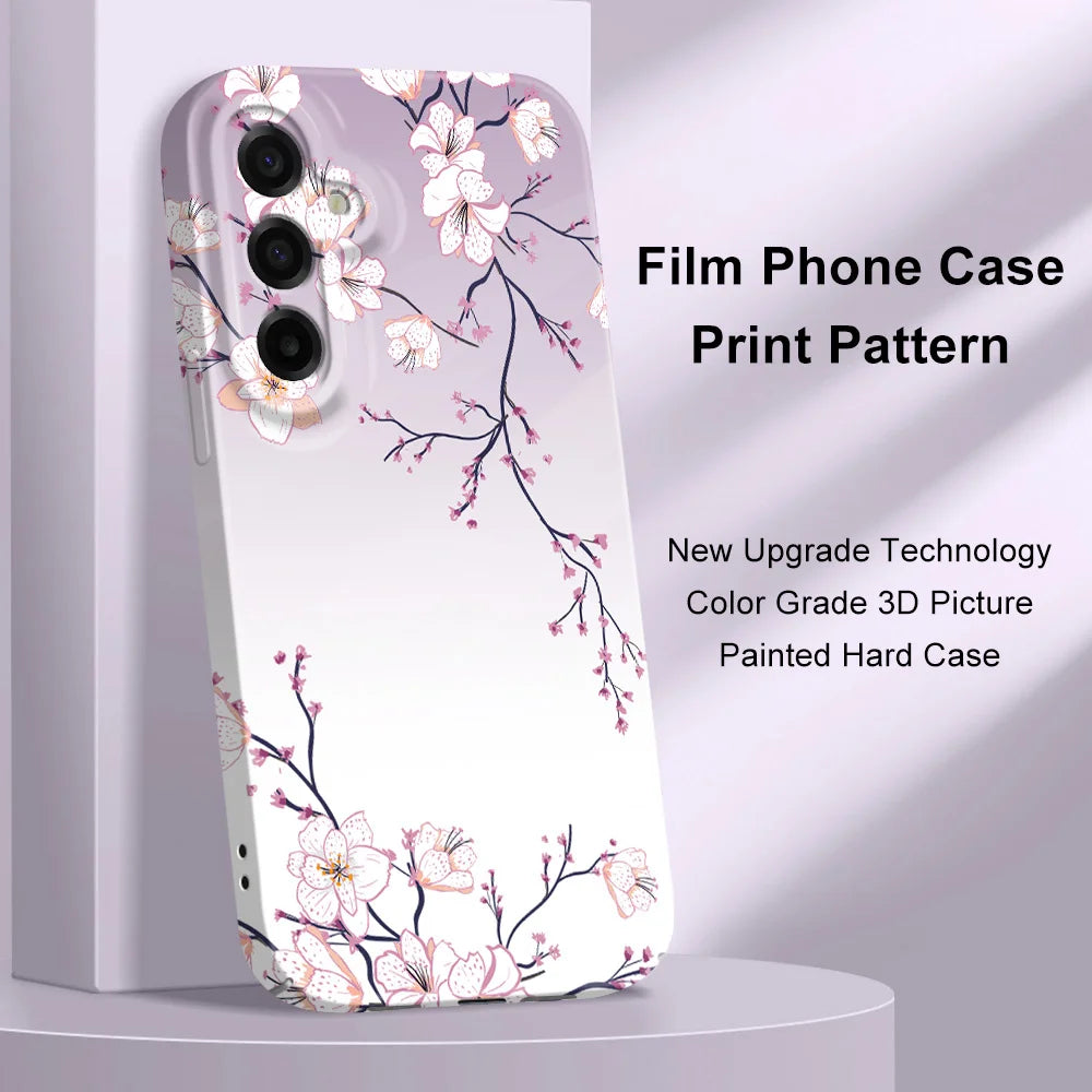 Pretty Wintersweet Phone Case For Samsung Galaxy A57 A37 A17 A56 A36 A26 A16 A06 A55 A35 A25 A15 A05 4G 5G Film Hard Cover