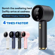 HOMEFISH Mini Handheld Fan USB Fast Charging Portable Air Calculating Fan Mute Highspeed Fan for Travel Outdoor Activities