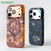 Creative Doodle Magnetic Wireless Charging Case for iPhone 17 Air 16 15 14 13 12 Pro Max 11 Matte Shockproof for Magsafe Cover