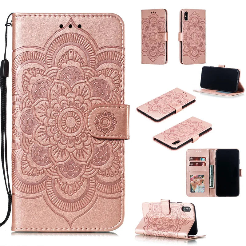 Luxury Leather Wallet Case For Samsung Galaxy S26 S25 Edge S24 Ultra S23 S22 S21 S20 FE S10 S9 Plus Flip Stand Phone Card Cover