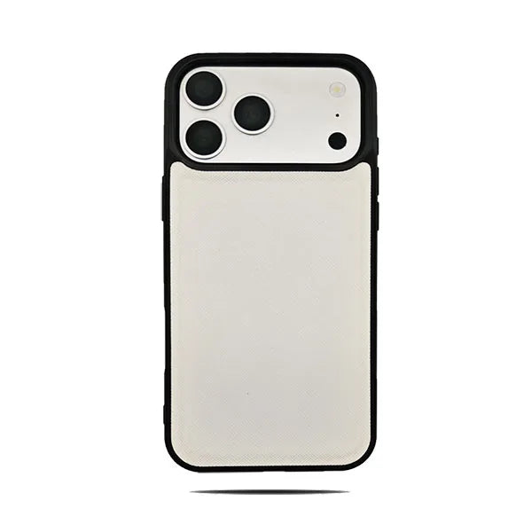Simple Solid Color Leather Phone Cover For iPhone 17 16 15 Pro Max Business Office Style Case