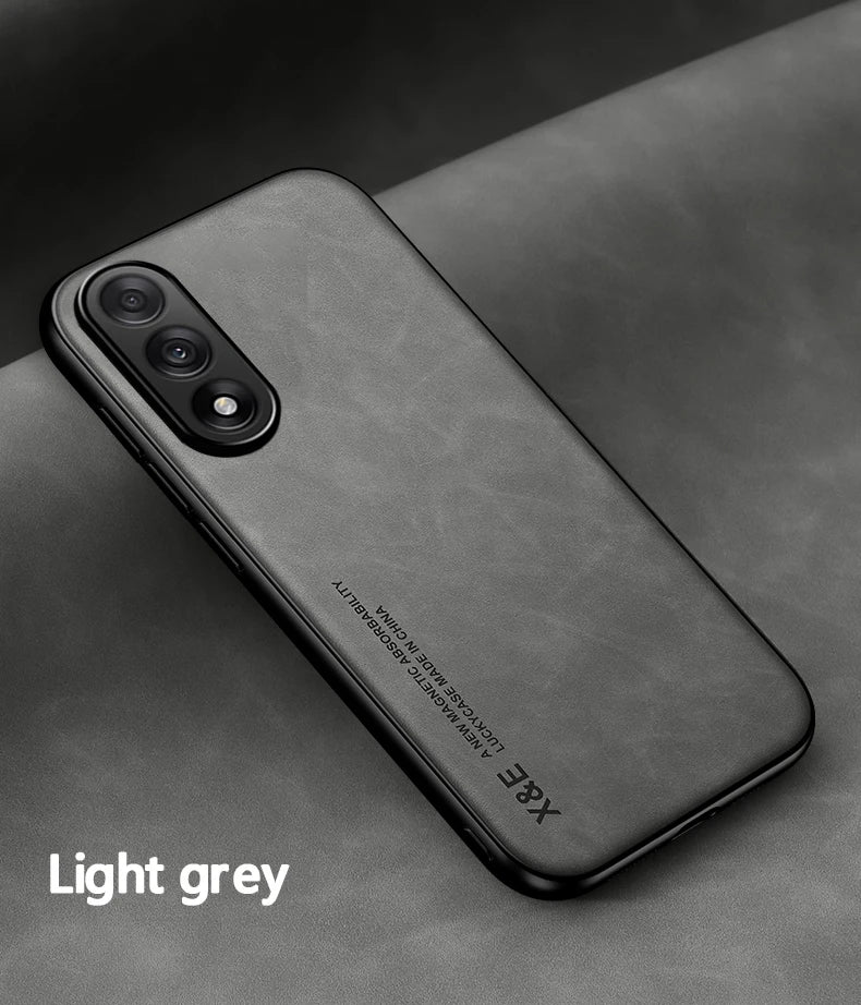 Magnetic Sheepskin Leather Case For Samsung Galaxy S26 S25 S24 S23 S22 S21 S20 Ultra FE S25 Edge S10 S9 Plus Shockproof Cover