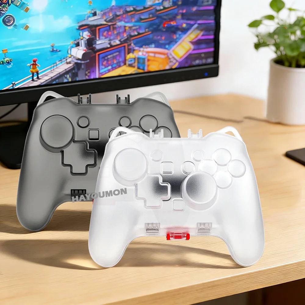 For Switch 2 Scratch & Shock Protection Transparent Protective Case For Switch 2 Pro Controller Hard Protector Cover Accessories