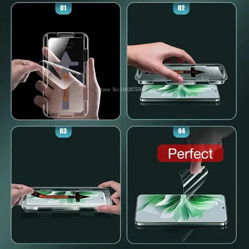 3Pcs One-click Simple Installation Tempered Glass for Motorola Moto Edge 50 Ultra 50 Fusion 60 Pro 60s 40Pro Neo Protective Film