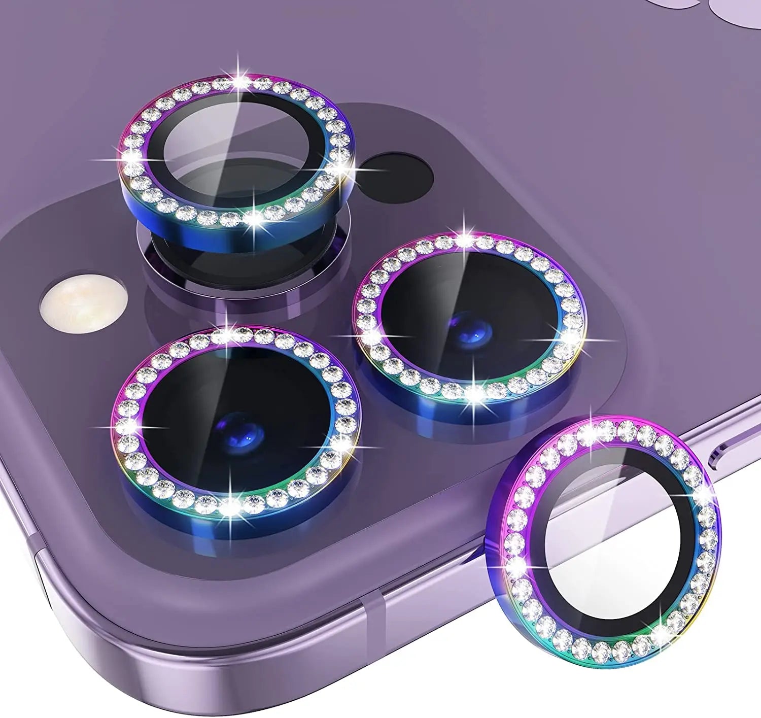 Glitter Diamond Camera Lens Protector Cover for iPhone 17 Air 16 E 16E 16Pro 15 14 Pro Max Plus 13 12 Mini 11 14Pro 13Pro